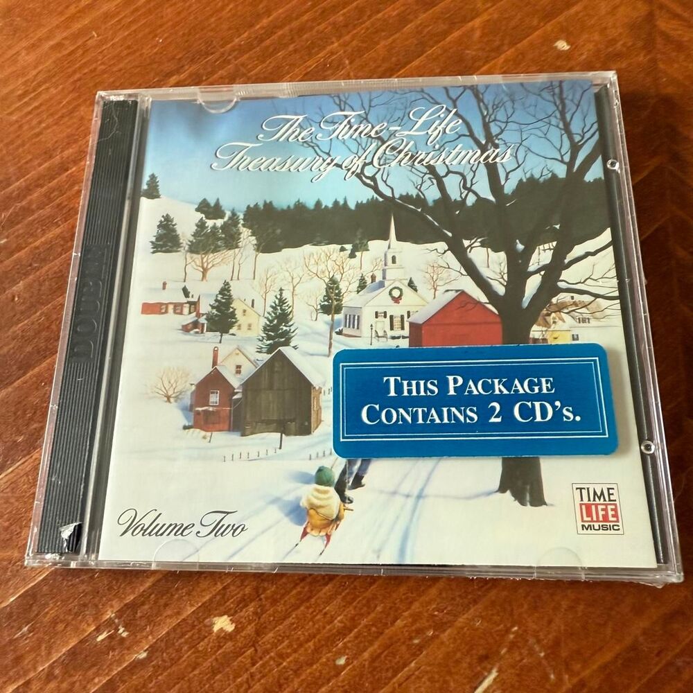 Time Life CD Blue Treasury of Christmas Volume Two 2 CD Set Sealed Holiday Media